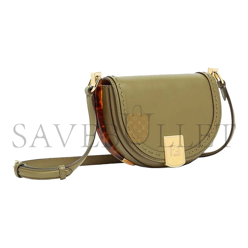 F**di vitello king plexiglass moonlight shoulder bag 8bt346abvlf1d3q (19*14*8cm)